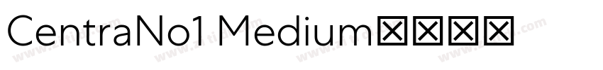 CentraNo1 Medium字体转换